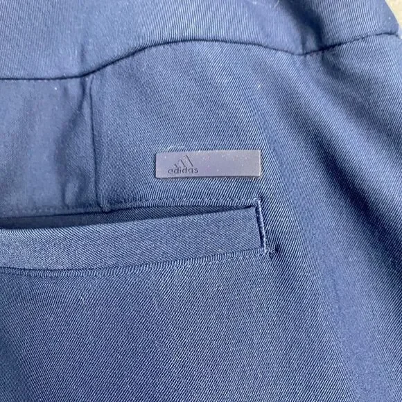 Adidas Golf Skirt Skort Women Size SL Navy 5 Pockets - Picture 3 of 11